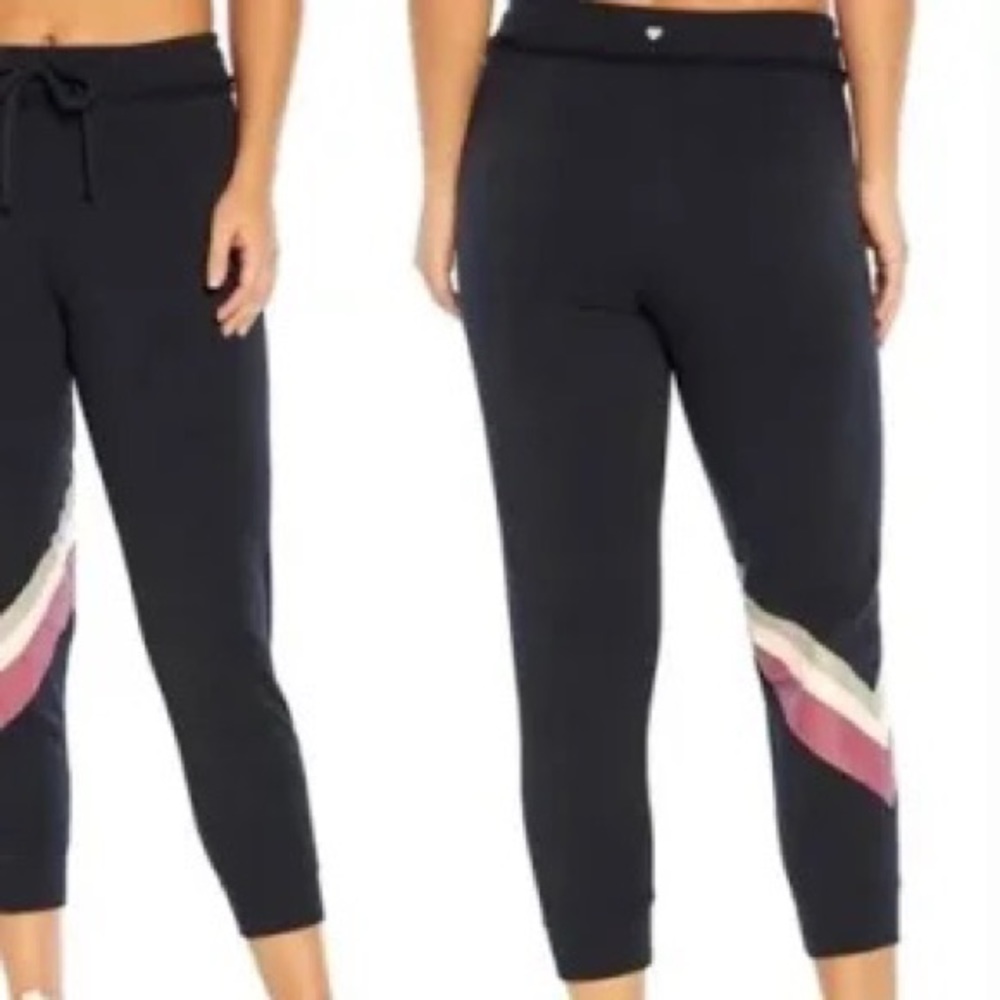 Wildfox Black with Pink Jogger Pants NWT